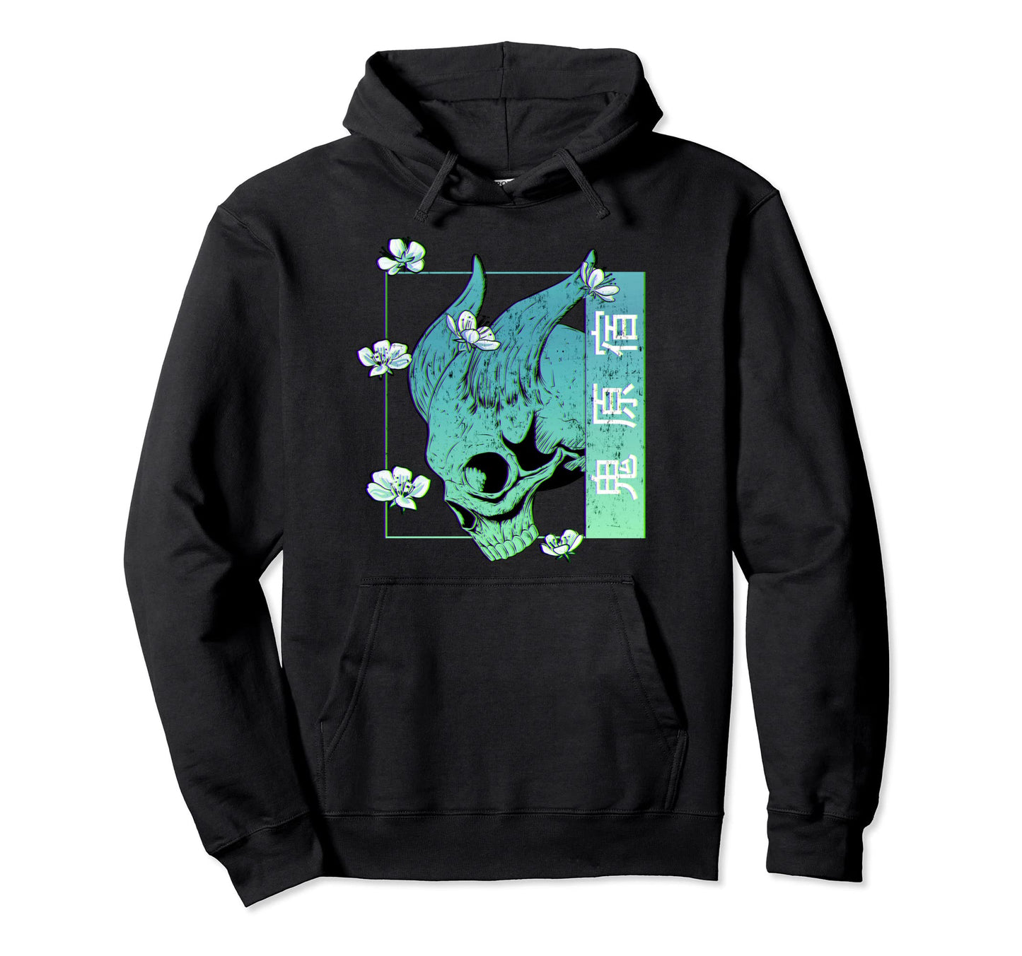Japan Otaku Demon Oni 90S Aesthetic Hoodie - Fun Novelty Design Unisex - T-Shirt, Sweatshirt, Hoodie