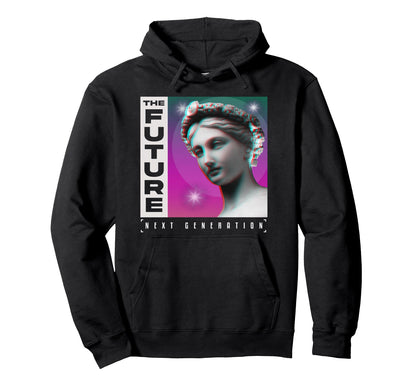 Greek Statue Aesthetic Edgy Streetwear Hoodie - Unique Graphic Men Women - T-Shirt, Sweatshirt, Hoodie