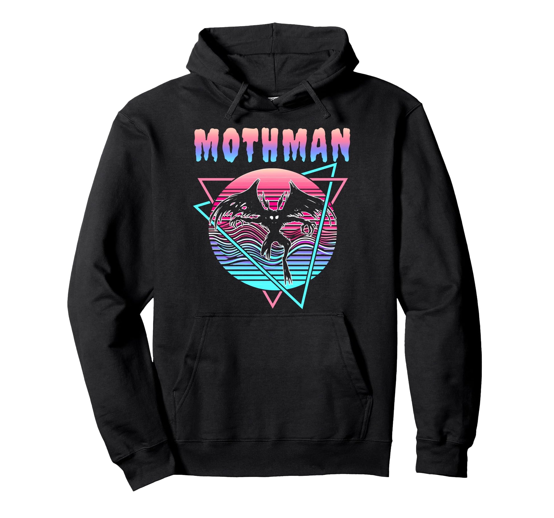 Vaporwave Aesthetic Mothman Hoodie - Minimalist Print Men Women - T-Shirt, Sweatshirt, Hoodie
