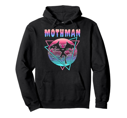 Vaporwave Aesthetic Mothman Hoodie - Minimalist Print Men Women - T-Shirt, Sweatshirt, Hoodie