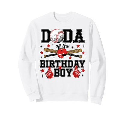 Dada Birthday Baseball Sport Sweatshirt - Minimalist Print for Adults - T-Shirt, Sweatshirt, Hoodie