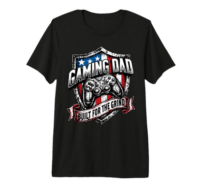 Funny Patriotic Usa Gaming Dad Gaming T-Shirt - Streetwear Style Unisex - T-Shirt, Sweatshirt, Hoodie