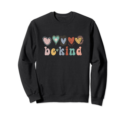 Be Kind Spread Kindness Boho Sweatshirt - Casual Everyday Wear Unisex - T-Shirt, Sweatshirt, Hoodie