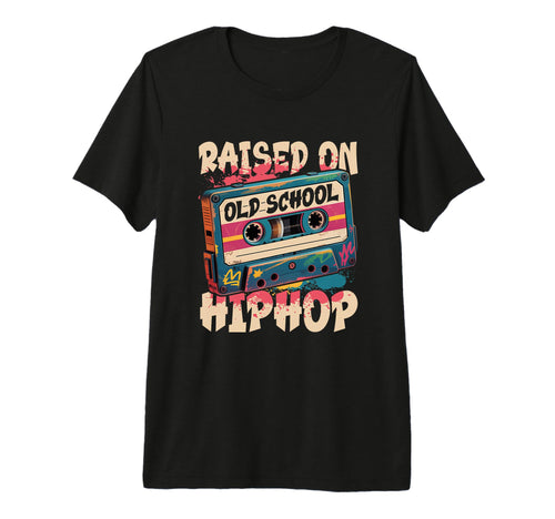 Raised Oldschool Graffiti Rap T-Shirt - Casual Everyday Wear for Adults - T-Shirt, Sweatshirt, Hoodie