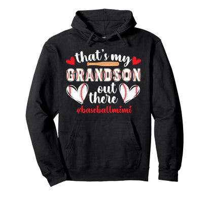 Proud Baseball Mimi Grandma Mimi Hoodie - Minimalist Print for Adults - T-Shirt, Sweatshirt, Hoodie