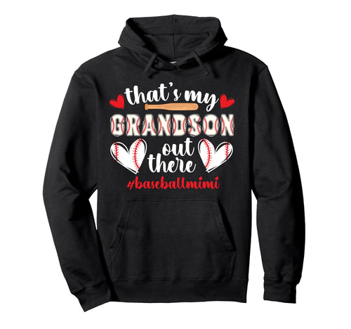 Proud Baseball Mimi Grandma Mimi Hoodie - Minimalist Print for Adults - T-Shirt, Sweatshirt, Hoodie