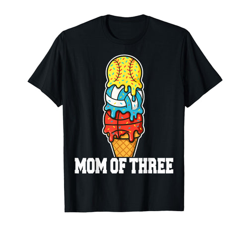 Softball Volleyball Basketball Mom Ice T-Shirt - Graphic Print for Adults - T-Shirt, Sweatshirt, Hoodie