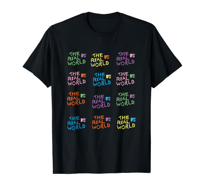 Real World Repeating Colorful T-Shirt - Casual Everyday Wear for Adults - T-Shirt, Sweatshirt, Hoodie