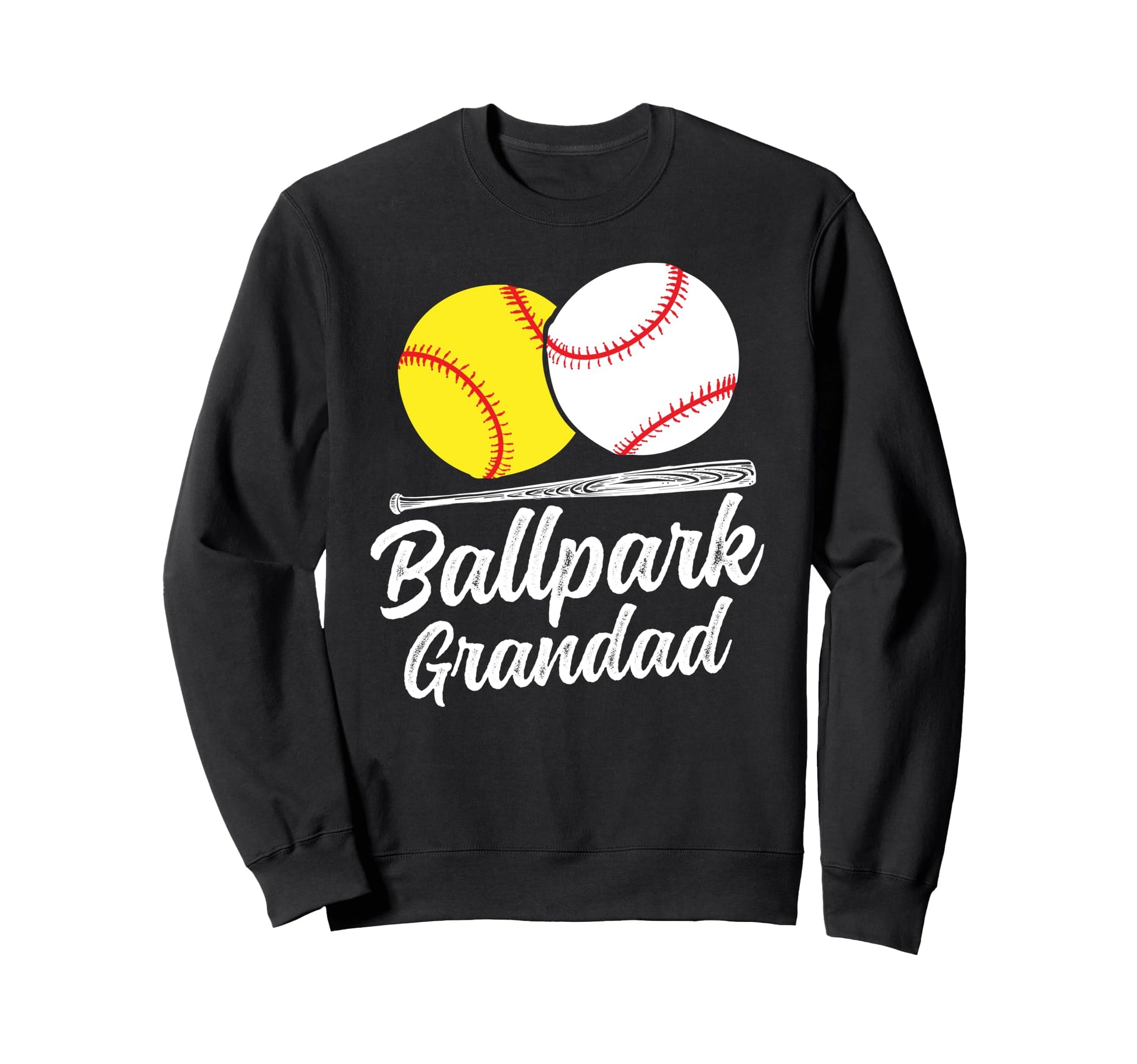 Ballpark Grandad Softball Baseball Sweatshirt - Unique Graphic for Adults - T-Shirt, Sweatshirt, Hoodie