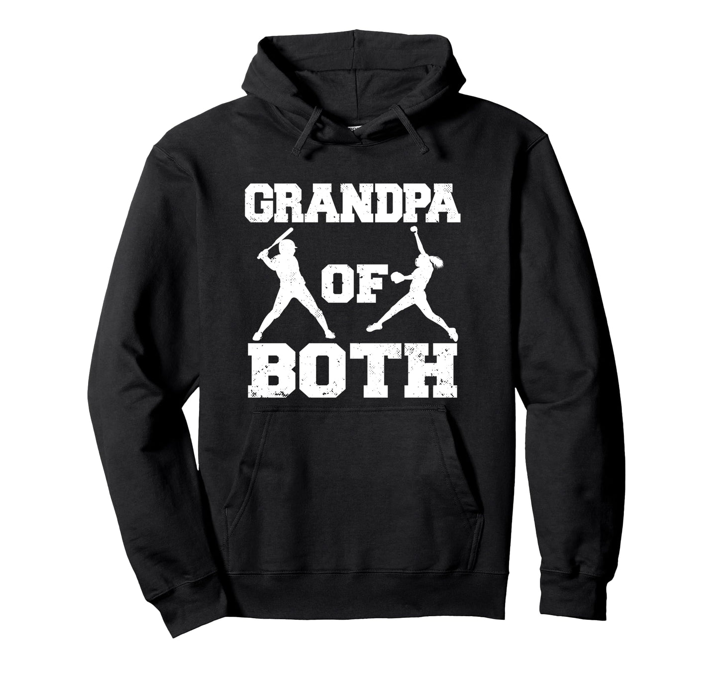 Grandpa Both Funny Baseball Hoodie - Casual Everyday Wear for Adults - T-Shirt, Sweatshirt, Hoodie