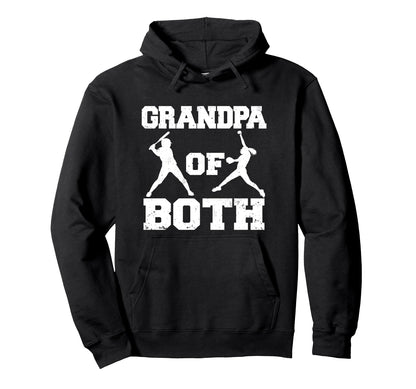 Grandpa Both Funny Baseball Hoodie - Casual Everyday Wear for Adults - T-Shirt, Sweatshirt, Hoodie