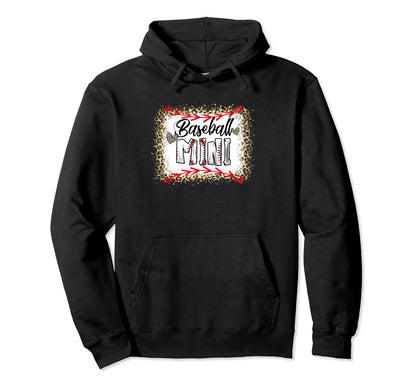 Funny Baseball Mini Leopard Baseball Hoodie - Aesthetic Graphic Unisex - T-Shirt, Sweatshirt, Hoodie