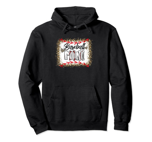 Funny Baseball Mini Leopard Baseball Hoodie - Aesthetic Graphic Unisex - T-Shirt, Sweatshirt, Hoodie