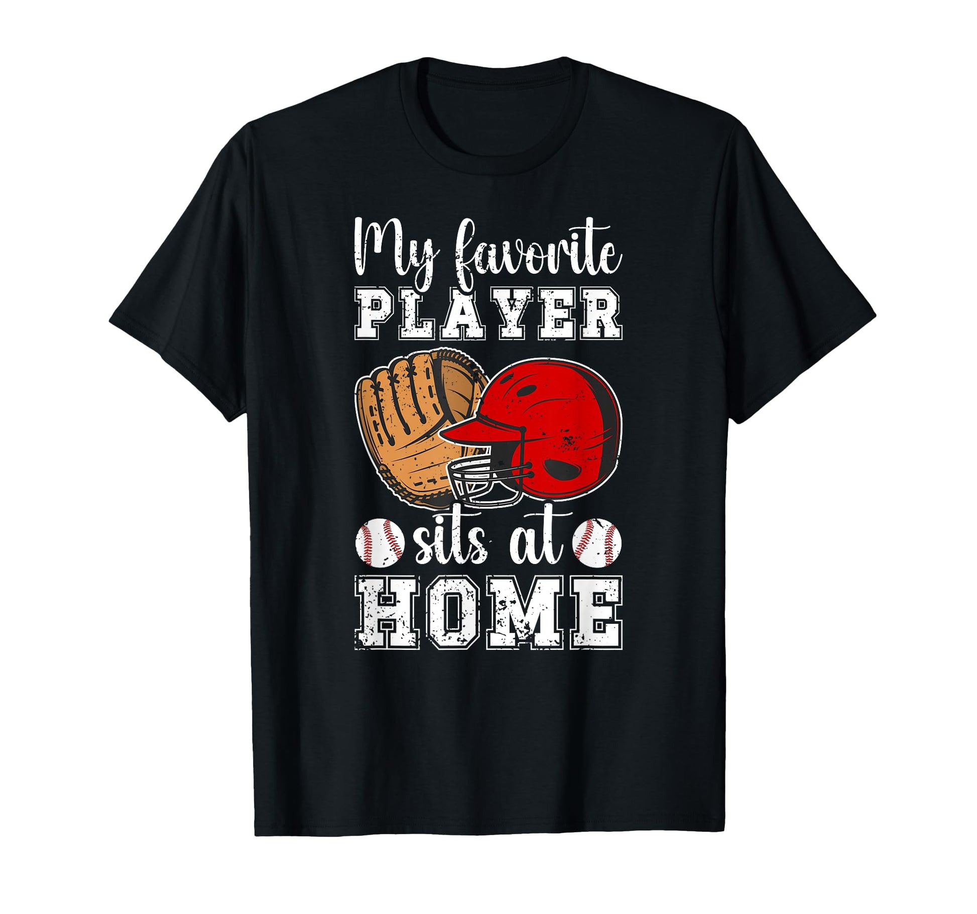 Home Baseball Catcher Mom Baseball T-Shirt - Minimalist Print for Adults - T-Shirt, Sweatshirt, Hoodie