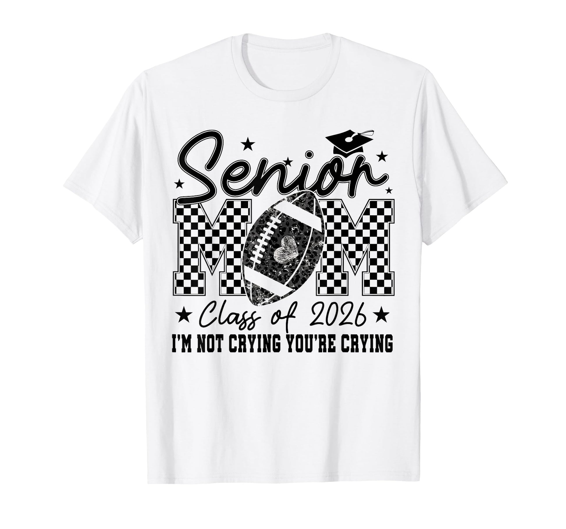Senior Football Mom Football Mama T-Shirt - Streetwear Style Men Women - T-Shirt, Sweatshirt, Hoodie