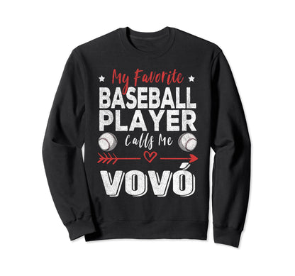 My Favorite Baseball Player Calls Sweatshirt - Trendy Graphic for Adults - T-Shirt, Sweatshirt, Hoodie