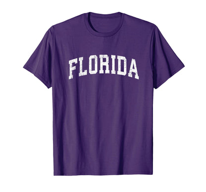 Florida Varsity Sports Text T-Shirt - Graphic Print for Adults - T-Shirt, Sweatshirt, Hoodie