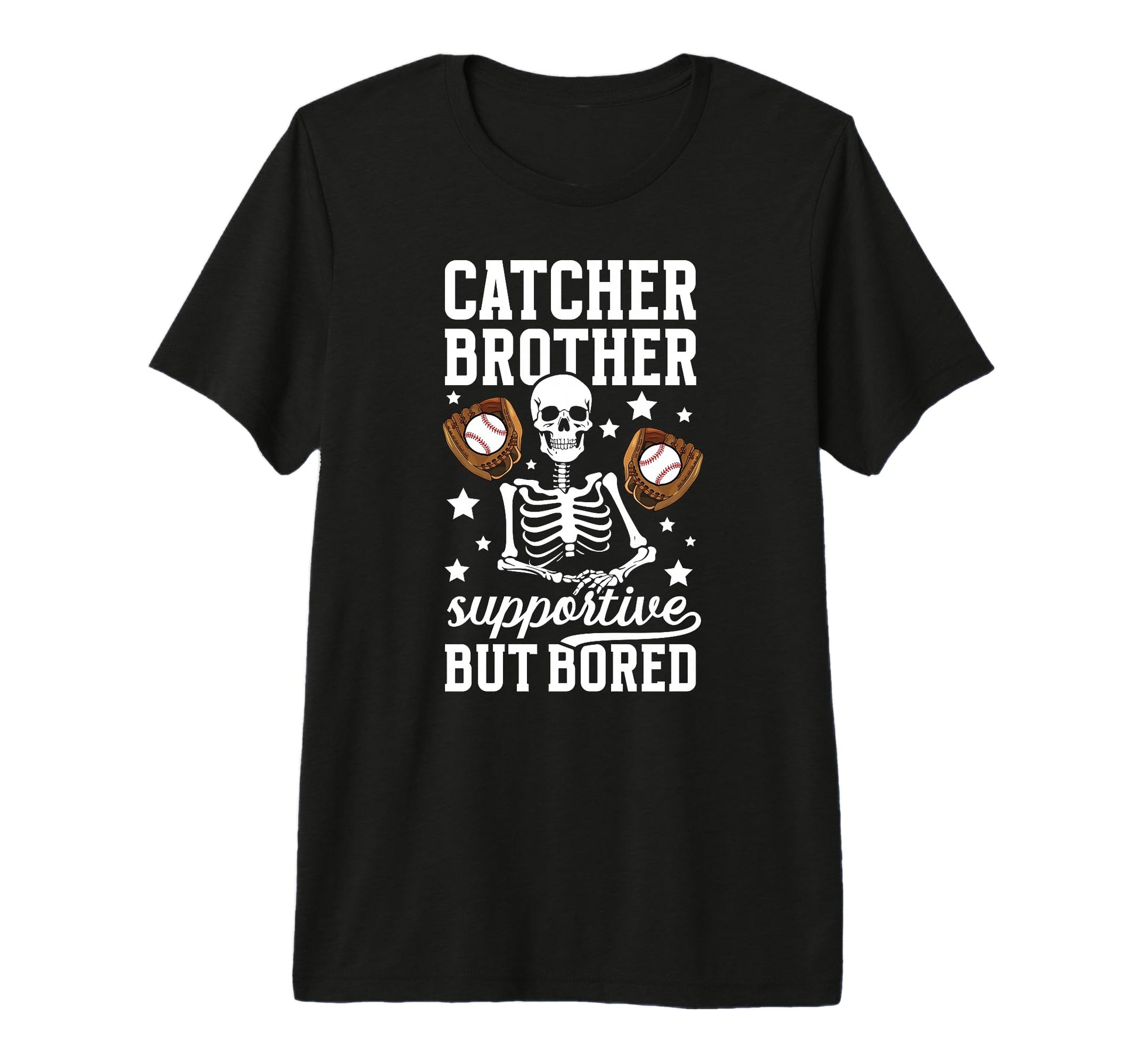 Baseball Catcher Brother T-Shirt - Casual Everyday Wear Men Women - T-Shirt, Sweatshirt, Hoodie