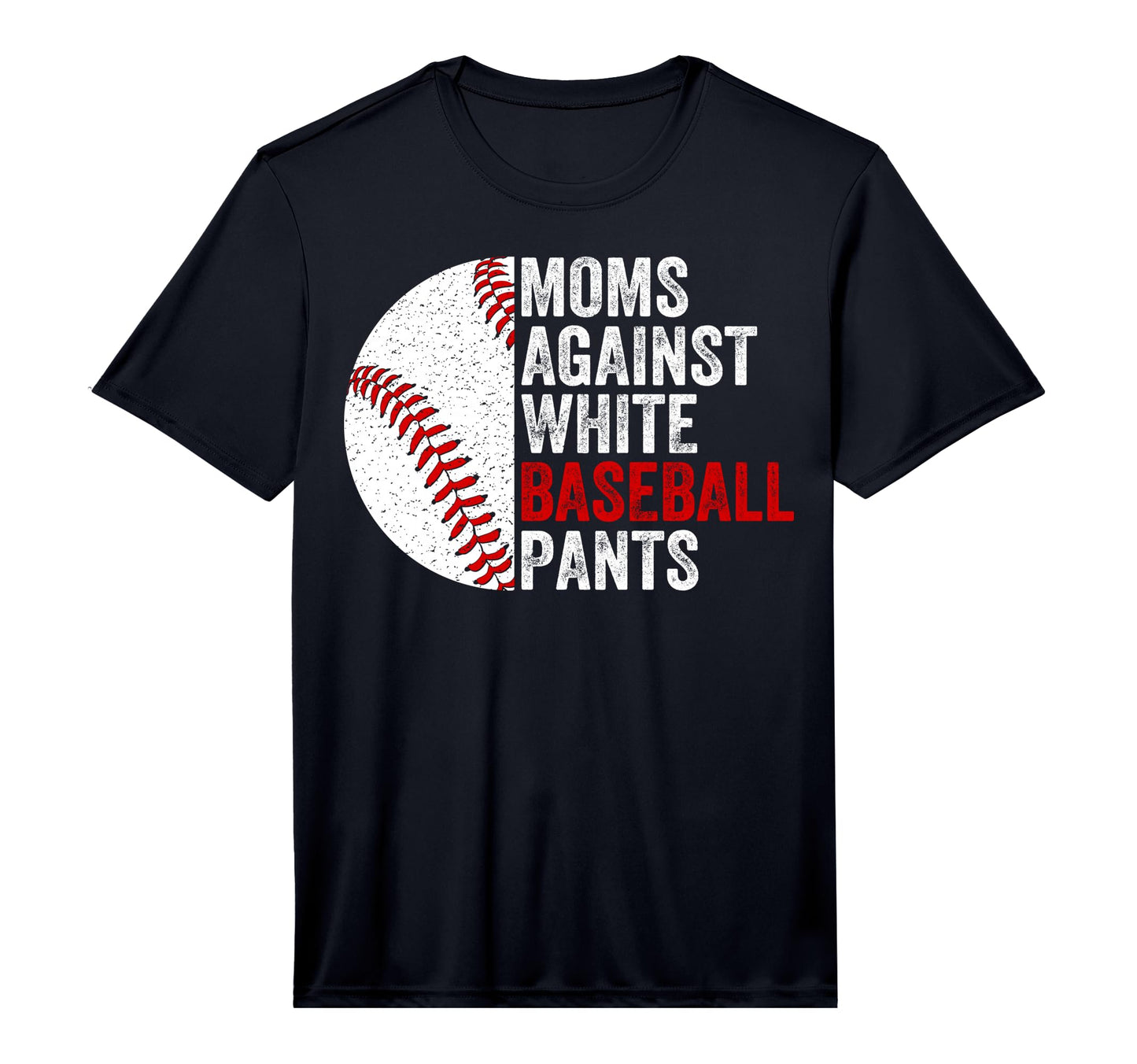 Moms Against White Baseball T-Shirt - Casual Everyday Wear for Adults - T-Shirt, Sweatshirt, Hoodie