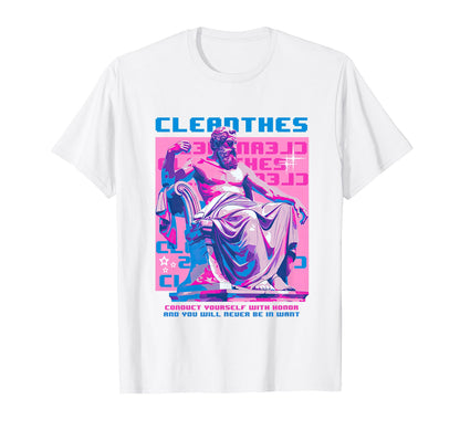 Cleanthes Y2K Aesthetic Greek T-Shirt - Aesthetic Graphic for Adults - T-Shirt, Sweatshirt, Hoodie