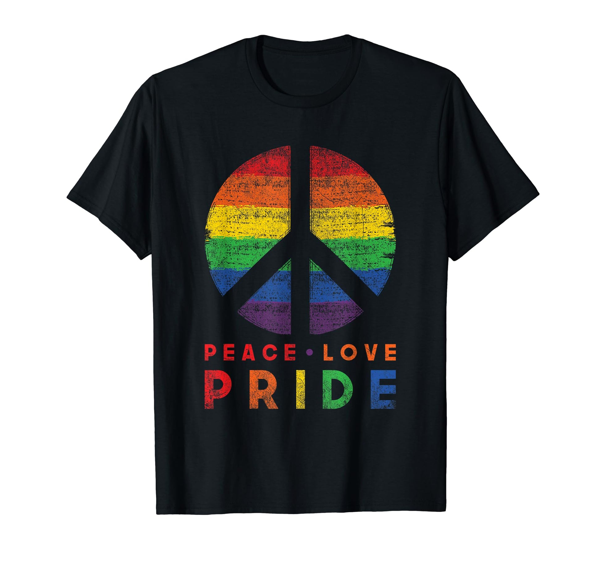 Lgbt Peace Love Pride Peace T-Shirt - Unique Graphic for Adults - T-Shirt, Sweatshirt, Hoodie