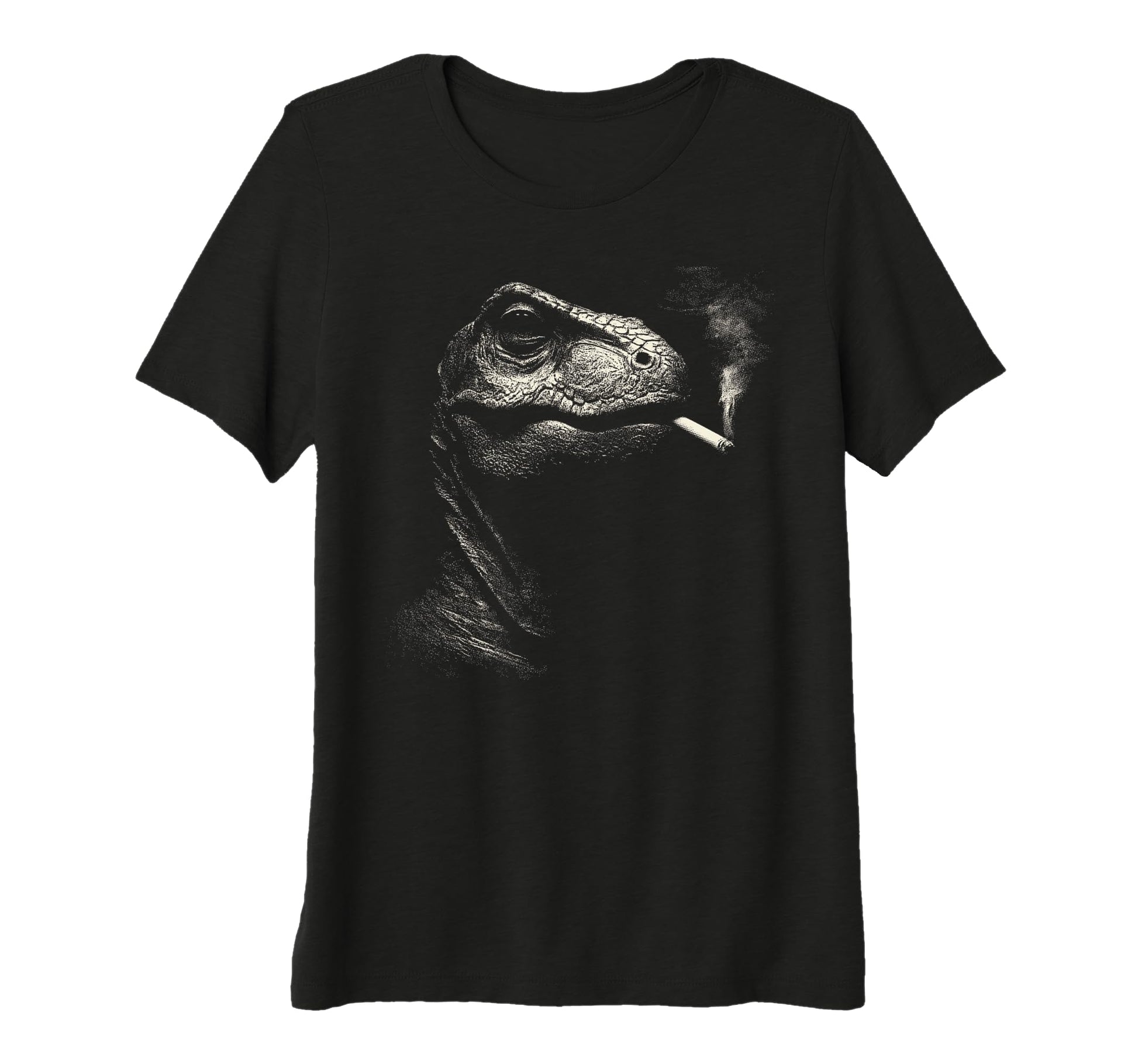 Womens Funny Dinosaur Smoking Cigarette T-Shirt - Unique Graphic Men Women - T-Shirt, Sweatshirt, Hoodie