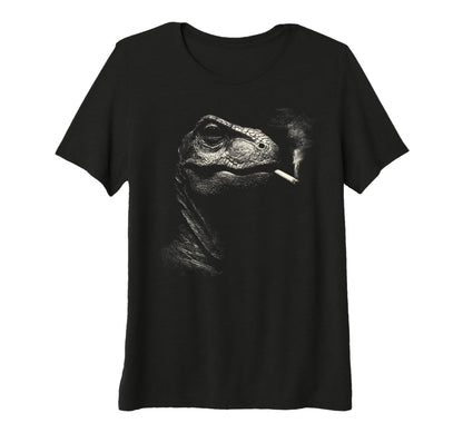 Womens Funny Dinosaur Smoking Cigarette T-Shirt - Unique Graphic Men Women - T-Shirt, Sweatshirt, Hoodie