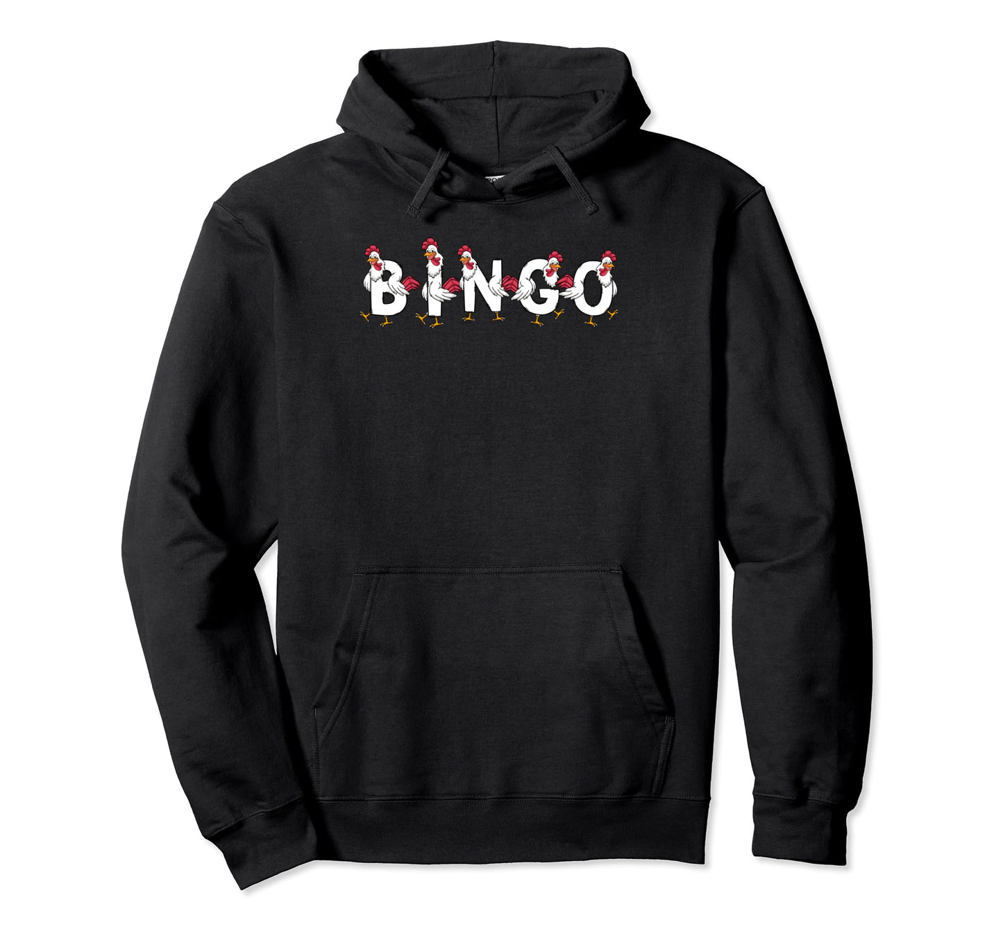 Chicken Lover Crazy Bingo Lady Hoodie - Casual Everyday Wear for Adults - T-Shirt, Sweatshirt, Hoodie