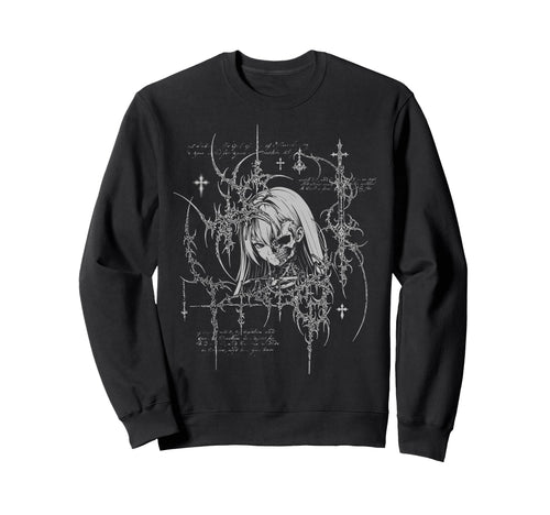 Y2K Grunge Anime Goth Alt Sigilism Sweatshirt - Fun Novelty Design Unisex - T-Shirt, Sweatshirt, Hoodie
