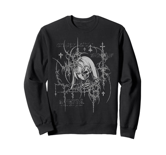 Y2K Grunge Anime Goth Alt Sigilism Sweatshirt - Fun Novelty Design Unisex - T-Shirt, Sweatshirt, Hoodie