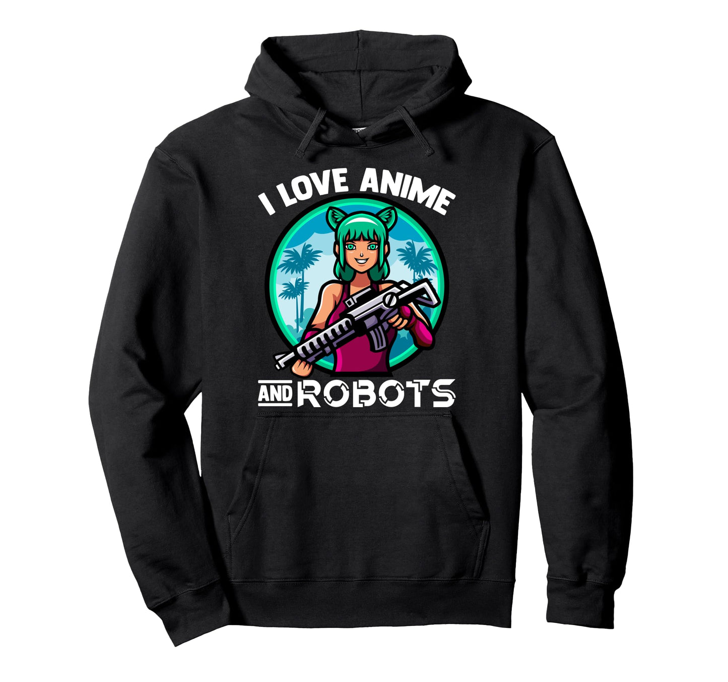 Kawaii Otaku I Love Anime And Hoodie - Aesthetic Graphic Men Women - T-Shirt, Sweatshirt, Hoodie