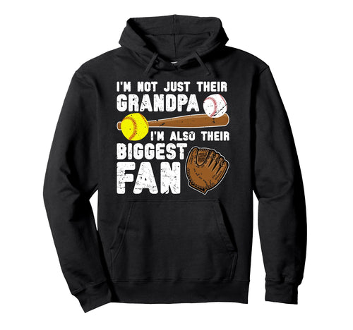 Their Biggest Fan Baseball Softball Hoodie - Aesthetic Graphic for Adults - T-Shirt, Sweatshirt, Hoodie