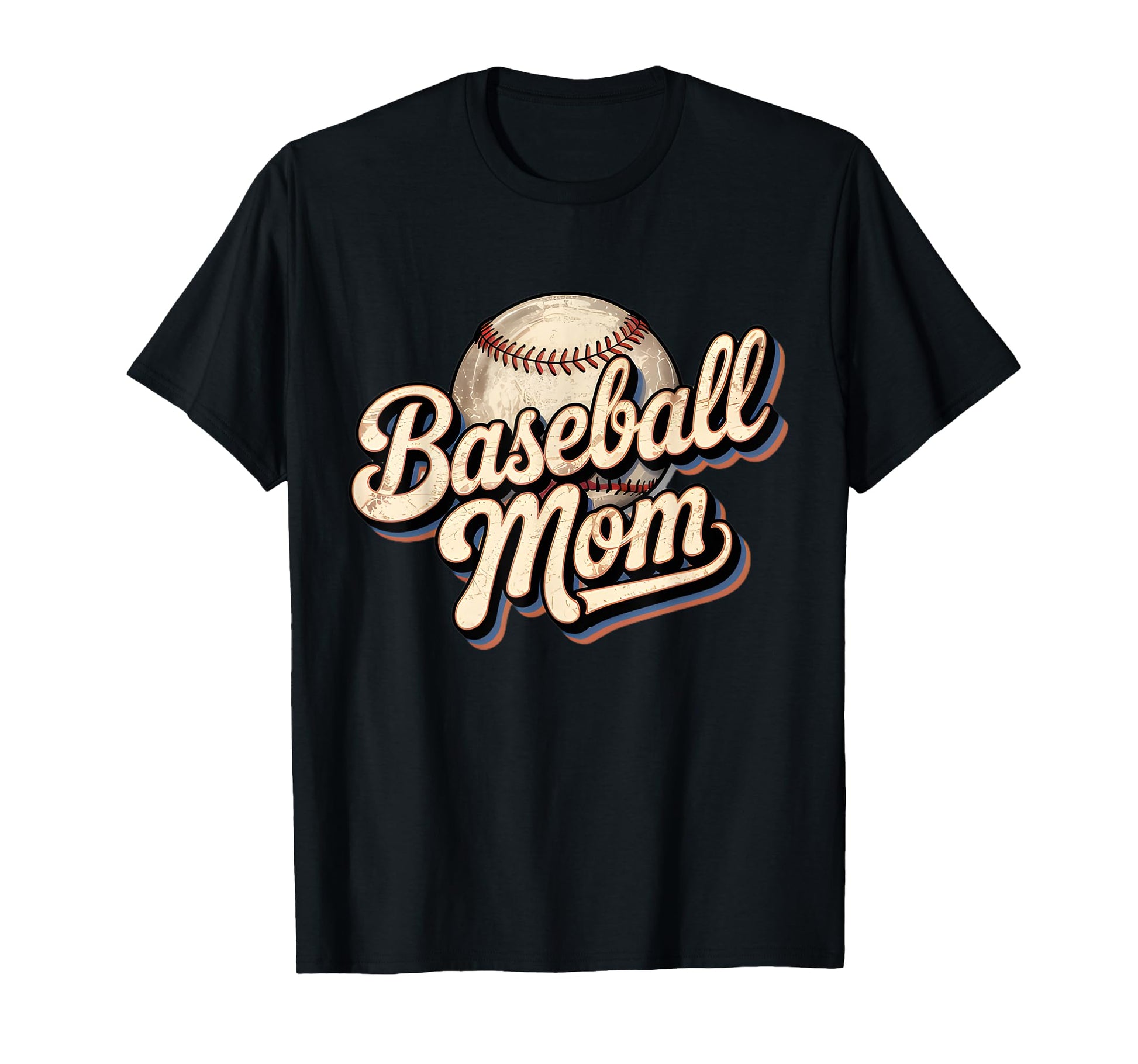 Baseball Mom Funny Sports Support Sports T-Shirt - Custom Art Print Unisex - T-Shirt, Sweatshirt, Hoodie