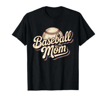 Baseball Mom Funny Sports Support Sports T-Shirt - Custom Art Print Unisex - T-Shirt, Sweatshirt, Hoodie