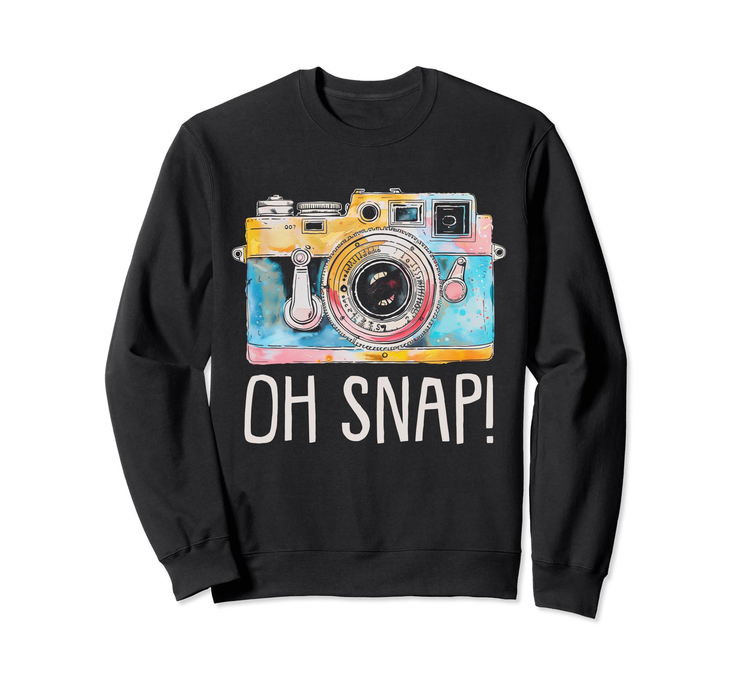 Photographer Camera Funny Sweatshirt - Aesthetic Graphic Men Women - T-Shirt, Sweatshirt, Hoodie