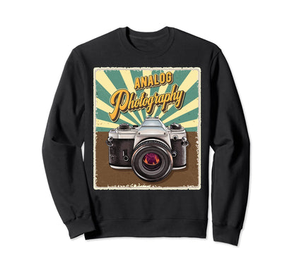 Nostalgia Analog Photography Sweatshirt - Aesthetic Graphic Men Women - T-Shirt, Sweatshirt, Hoodie