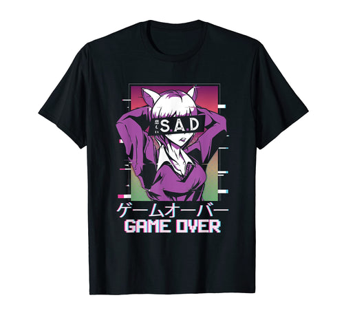 Game Is Over Japan Aesthetic Sad T-Shirt - Casual Everyday Wear for Adults - T-Shirt, Sweatshirt, Hoodie