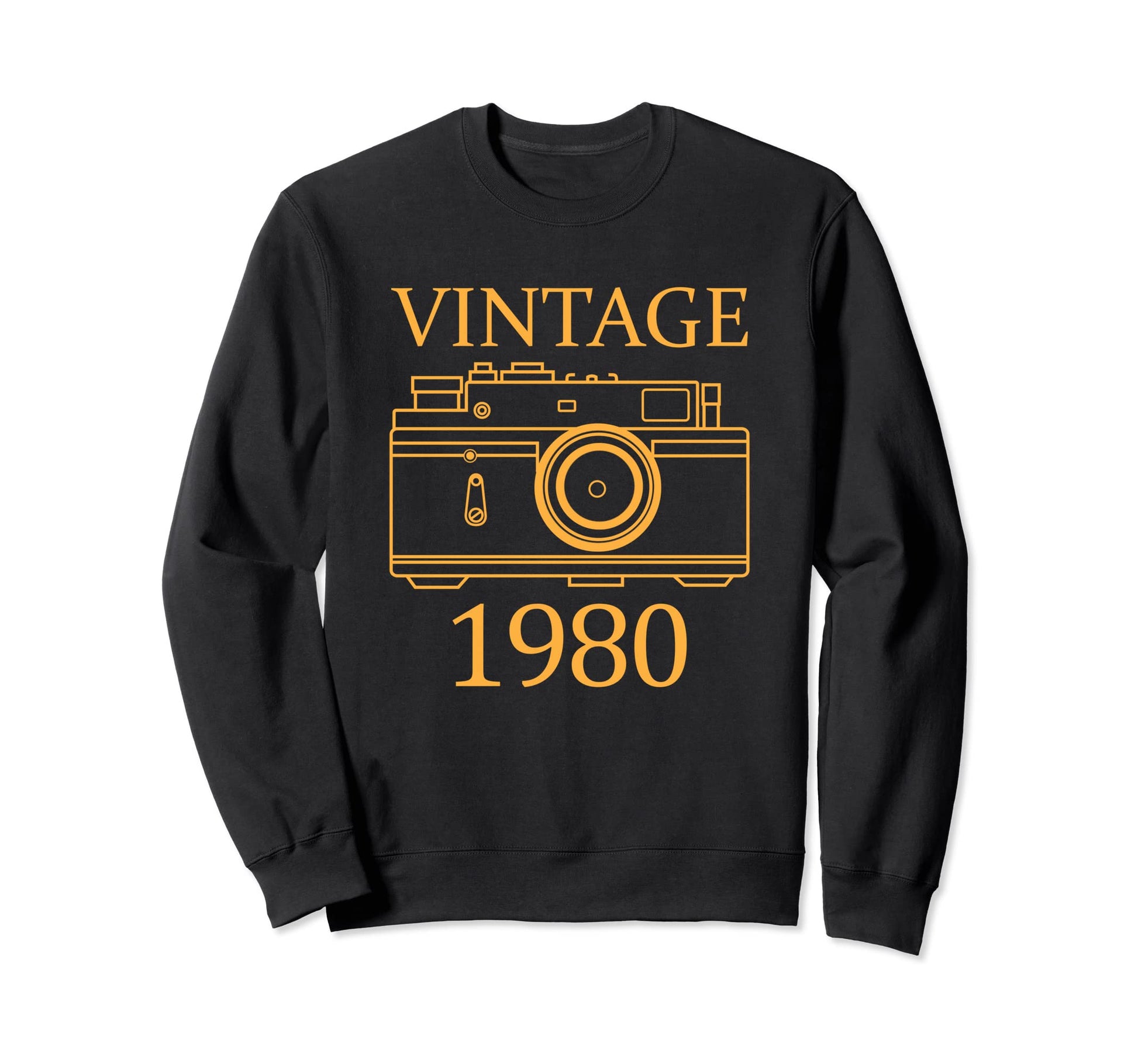 40Th Birthday Gift 1980 Years Old Sweatshirt - Custom Art Print for Adults - T-Shirt, Sweatshirt, Hoodie