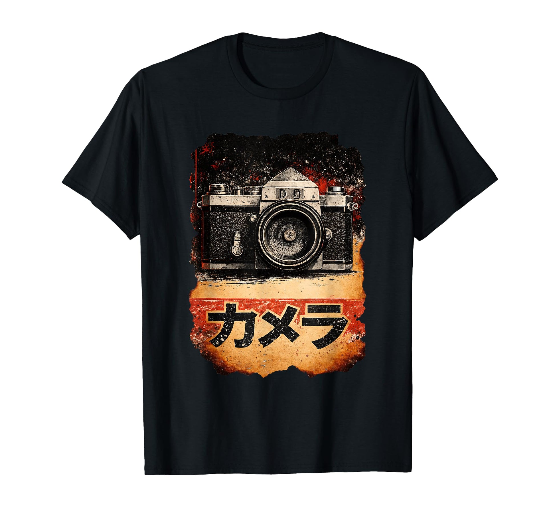Japanese Analog Slr Camera Photographer T-Shirt - Trendy Graphic Unisex - T-Shirt, Sweatshirt, Hoodie