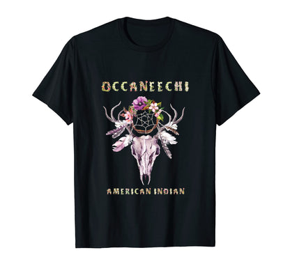 Occaneechi American Indian Tribe Boho T-Shirt - Custom Art Print Men Women - T-Shirt, Sweatshirt, Hoodie