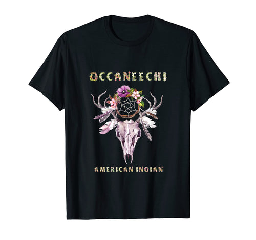 Occaneechi American Indian Tribe Boho T-Shirt - Custom Art Print Men Women - T-Shirt, Sweatshirt, Hoodie