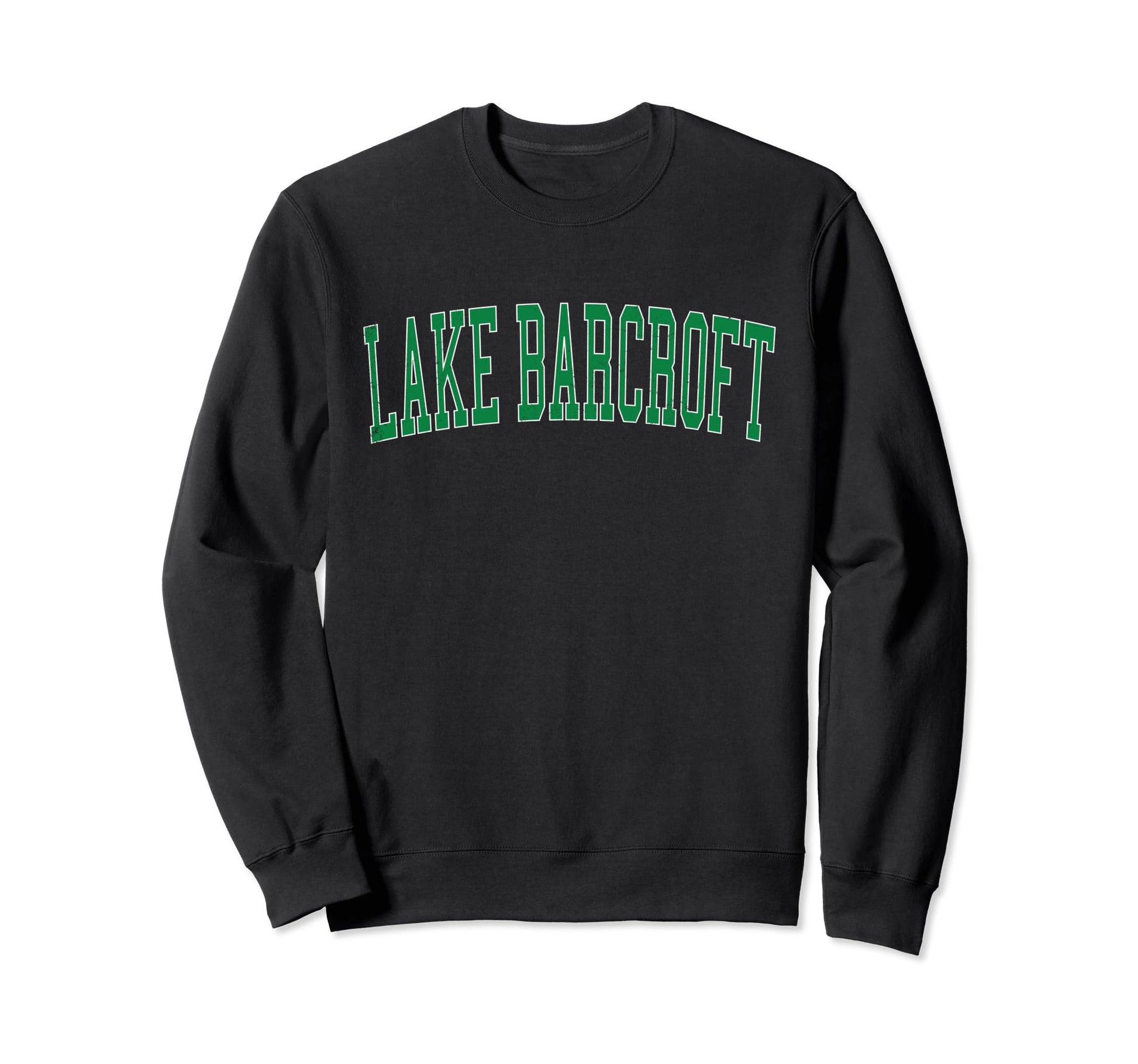 Lake Barcroft Va Distressed Green Sweatshirt - Unique Graphic Unisex - T-Shirt, Sweatshirt, Hoodie