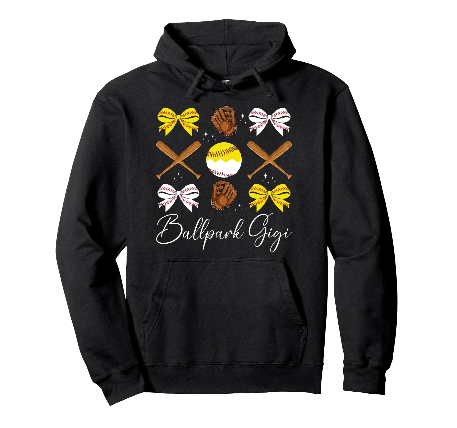 Ballpark Gigi Coquette Softball Baseball Hoodie - Aesthetic Graphic Unisex - T-Shirt, Sweatshirt, Hoodie