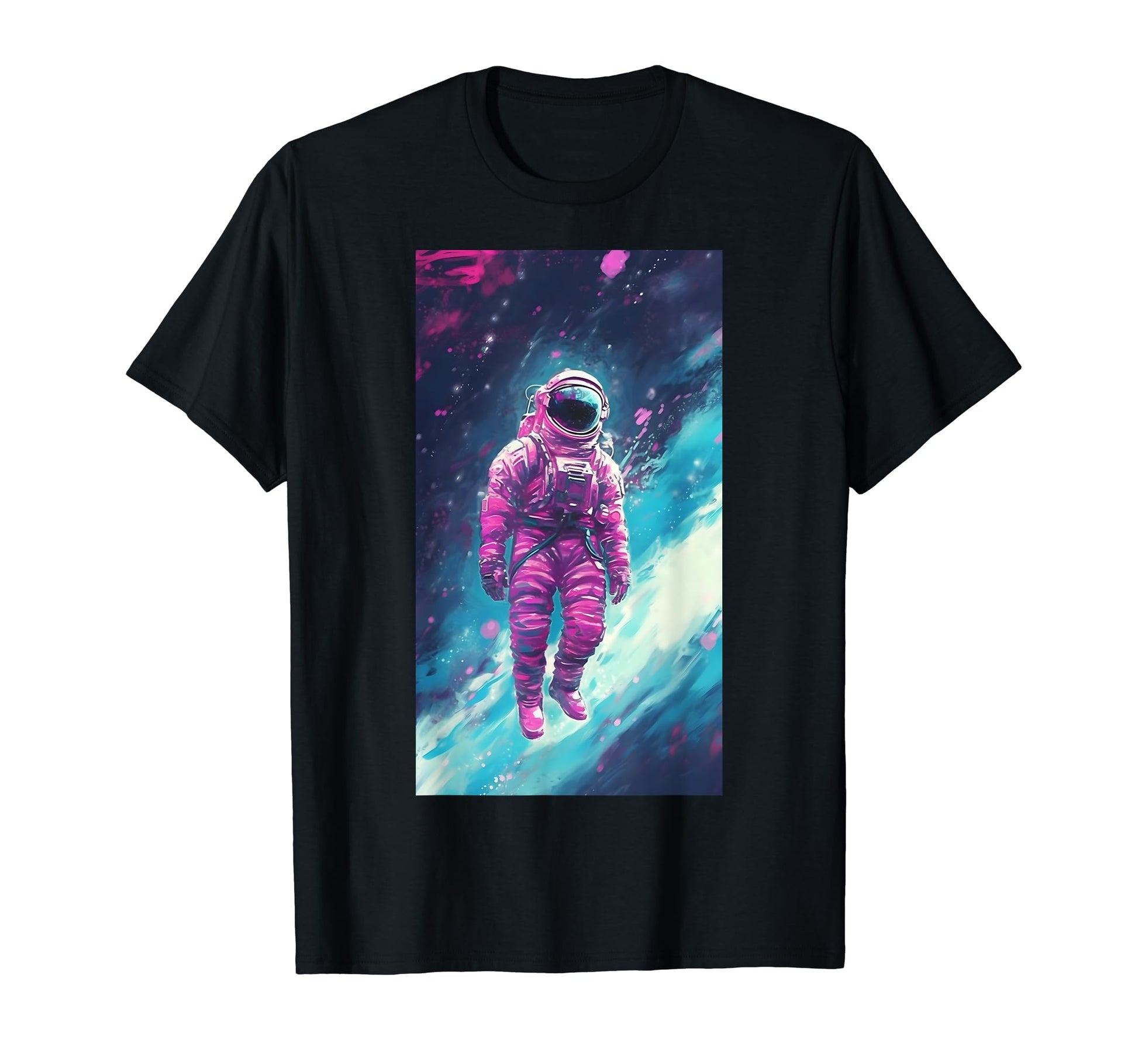 Vaporwave Astronaut Aesthetic Art Space T-Shirt - Aesthetic Graphic Unisex - T-Shirt, Sweatshirt, Hoodie