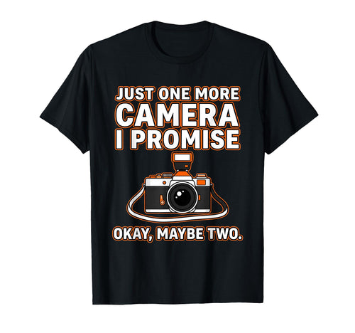 Humorous Camera Collectors T-Shirt - Unique Graphic for Adults - T-Shirt, Sweatshirt, Hoodie