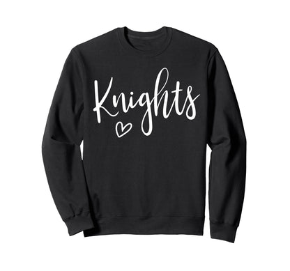 Knights High School Knights Sweatshirt - Minimalist Print for Adults - T-Shirt, Sweatshirt, Hoodie