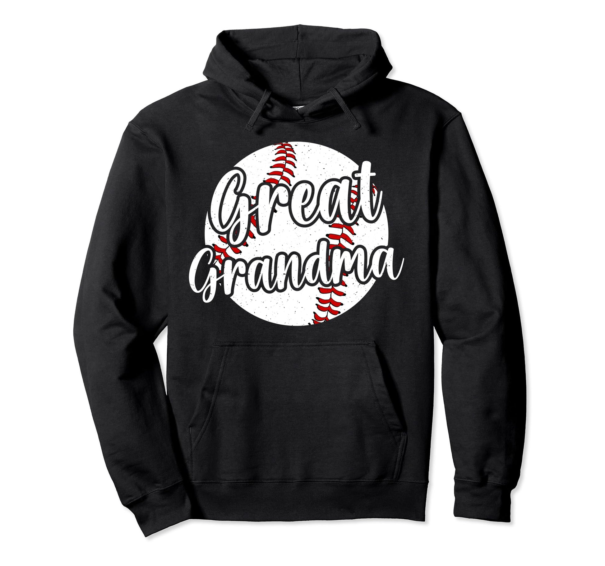 Baseball Great Grandma Baseball Hoodie - Minimalist Print for Adults - T-Shirt, Sweatshirt, Hoodie