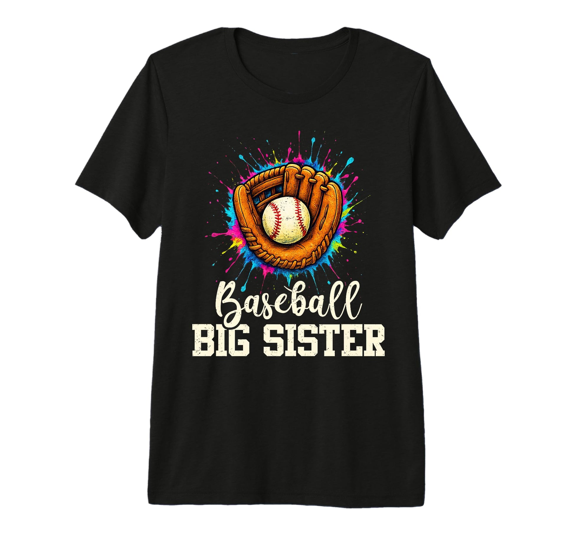 Baseball Big Sister Baseball Player T-Shirt - Aesthetic Graphic for Adults - T-Shirt, Sweatshirt, Hoodie
