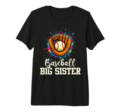 Baseball Big Sister Baseball Player T-Shirt - Aesthetic Graphic for Adults - T-Shirt, Sweatshirt, Hoodie
