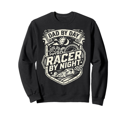 Sim Racing Dad Virtual Racing Sweatshirt - Aesthetic Graphic for Adults - T-Shirt, Sweatshirt, Hoodie